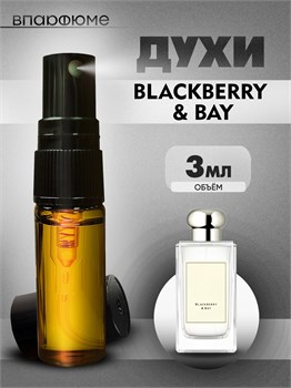 Джо малон масляные духи спрей Blackberry and Bay (3 мл) ЕЖЕВИКА_3_S - фото 39527
